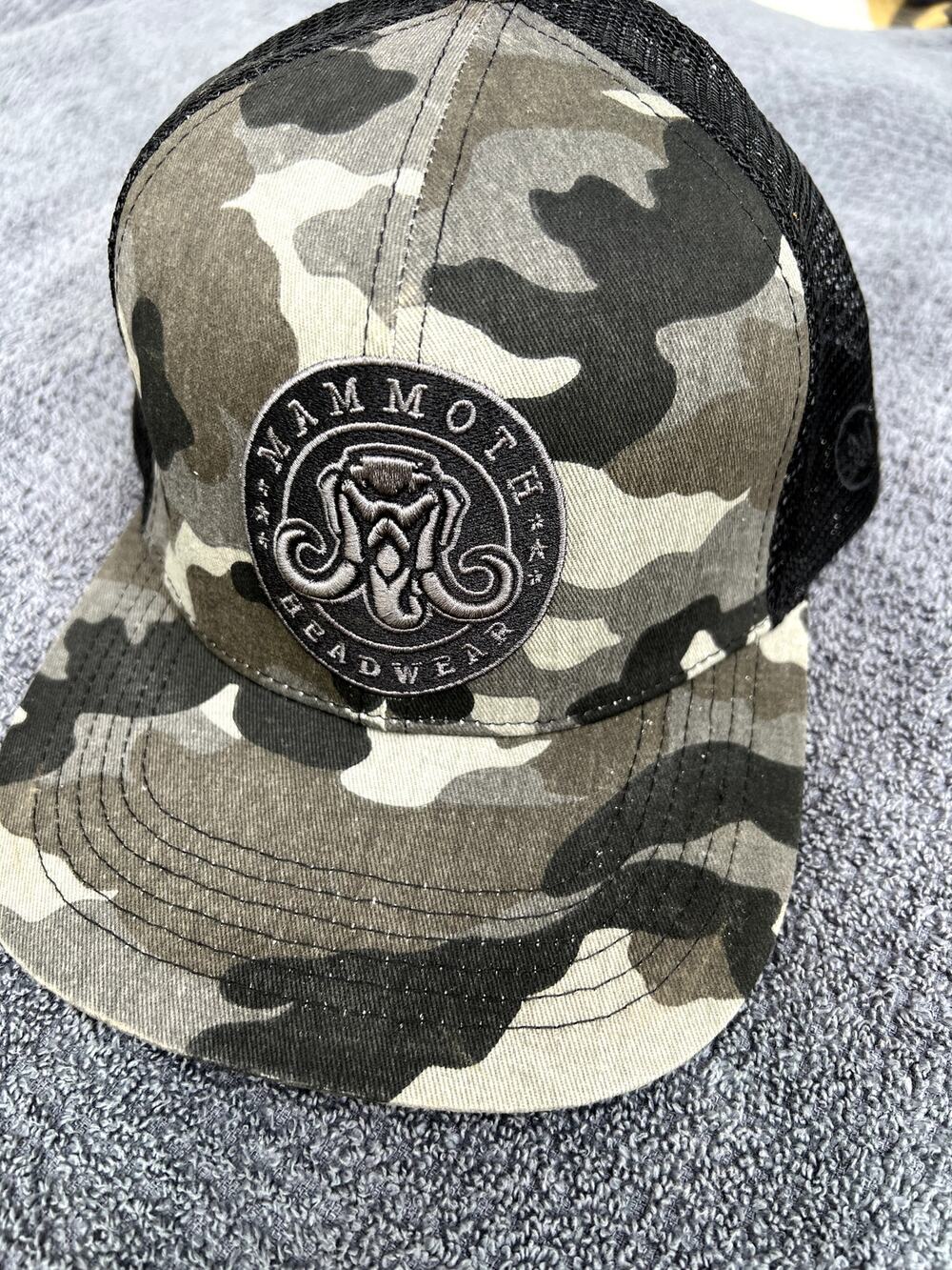 Mammoth Headwear Classic Trucker Snapback Camo Hat